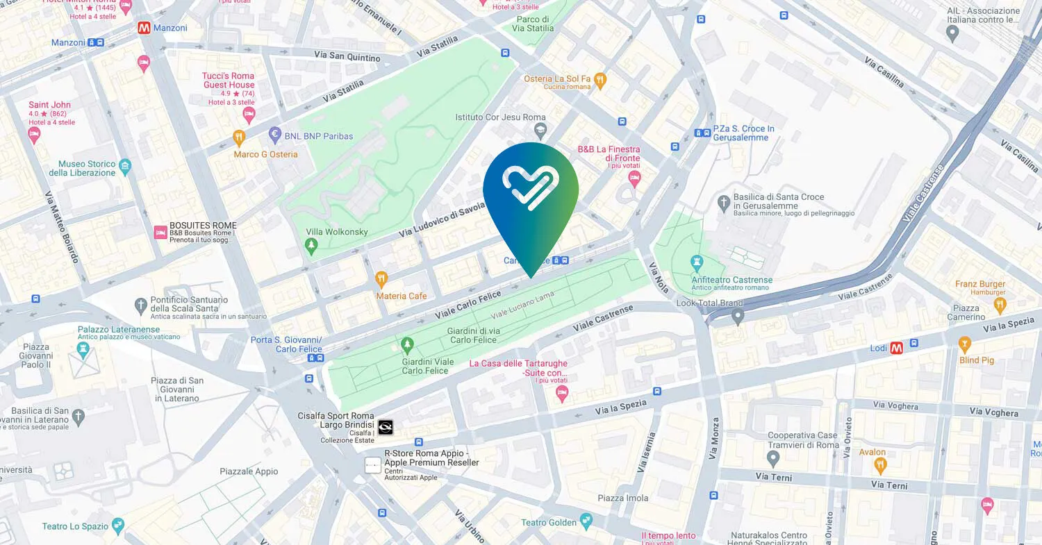 Posizione Sanismart Medical Center Roma San Giovanni